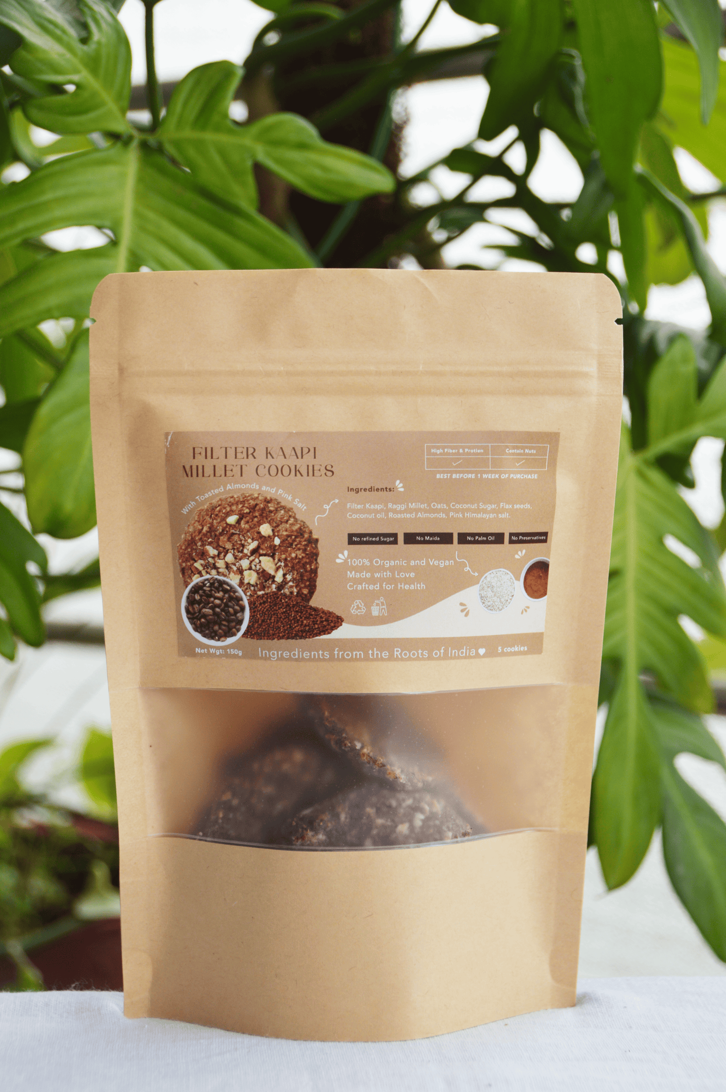 Filter Kaapi Millet Cookies (Pack of 5)